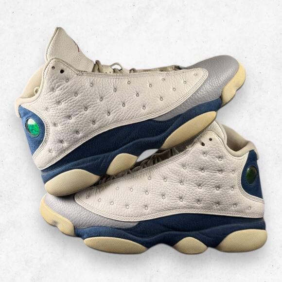 Nike Air Jordan 13 Retro GS Shoes White French Blue Men\'s 11.5 main image 4